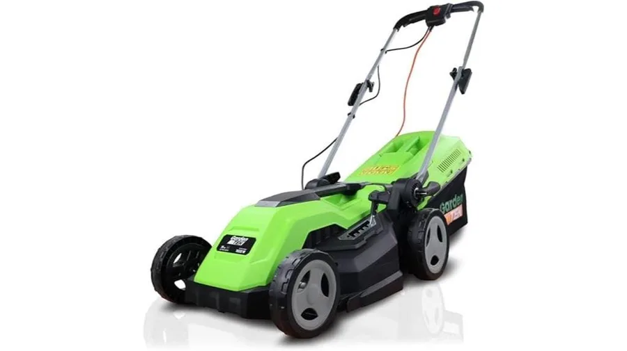 Corded electric roller lawn mower leaving stripes on a UK lawn